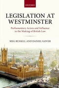 Cover: Legislation at Westminster - OUP eBook