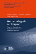 Cover: Von der Allegorie zur Empirie - Erich Schmidt Verlag
