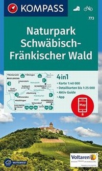Abbildung von: KOMPASS Wanderkarte Naturpark Schwäbisch-Fränkischer Wald - KOMPASS-Karten