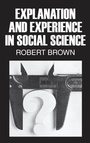 Cover: Explanation and Experience in Social Science - Routledge