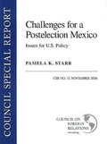 Cover: Challenges for a Postelection Mexico - Council on Foreign Relations