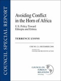 Cover: Avoiding Conflict in the Horn of Africa - Council on Foreign Relations