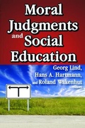 Cover: Moral Judgments and Social Education - Routledge