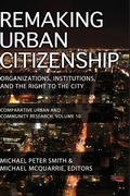 Cover: Remaking Urban Citizenship - Routledge