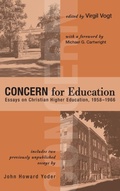 Cover: Concern for Education - Wipf & Stock Publishers