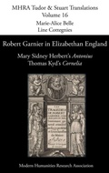 Cover: Robert Garnier in Elizabethan England - Texts and Translations