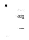 Cover: Atmospheres - Universal Edition AG