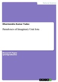 Cover: Paradoxes of Imaginary Unit Iota - GRIN Verlag