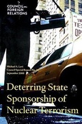Cover: Deterring State Sponsorship of Nuclear Terrorism - Council on Foreign Relations
