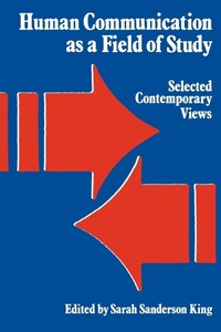 Enlarge image Cover: Human Communication as a Field of Study - State University of New York Press