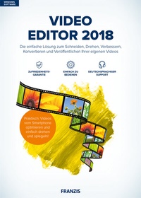 Abbildung von: Video Editor 2018 - Franzis-Verlag