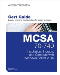 Abbildung von: MCSA 70-740 Cert Guide - Pearson It Certification