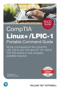 Cover: CompTIA Linux+/LPIC-1 Portable Command Guide - Pearson It Certification