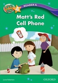 Cover: Matt's Red Cell Phone (Let's Go 3rd ed. Level 4 Reader 6) - Oxford University Press