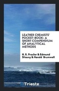 Cover: Leather Chemists' Pocket-Book - Trieste Publishing