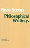 Cover: Duns Scotus: Philosophical Writings - Hackett Publishing Co, Inc