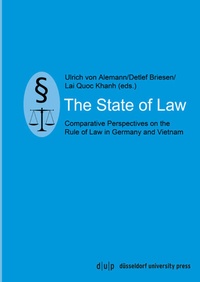Enlarge image Cover: The State of Law - Düsseldorf University Press DUP