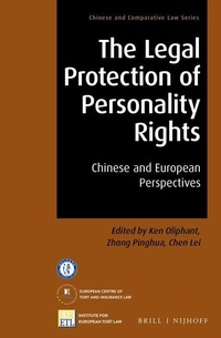 Enlarge image Cover: The Legal Protection of Personality Rights - Martinus Nijhoff