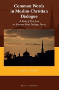 Cover: Common Words in Muslim-Christian Dialogue - Brill