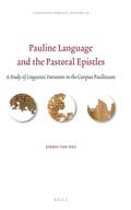 Cover: Pauline Language and the Pastoral Epistles - Brill