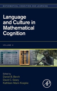 Enlarge image Cover: Language and Culture in Mathematical Cognition: Volume 4 - Academic Press