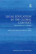 Cover: Legal Education in the Global Context - Routledge