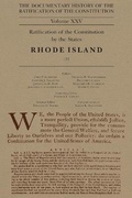 Cover: The Documentary History of the Ratification of the Constitution, Volume 25 - Wisconsin Historical Society Press