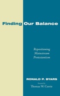 Cover: Finding Our Balance - Wipf & Stock Publishers