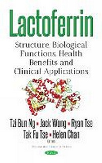 Enlarge image Cover: Lactoferrin - Nova Science Publishers Inc