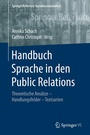 Cover: Handbuch Sprache in den Public Relations - Springer VS
