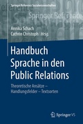 Cover: Handbuch Sprache in den Public Relations - Springer VS
