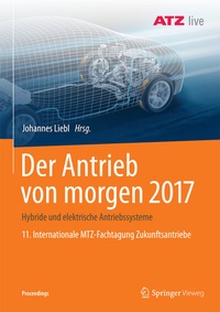 Abbildung von: Der Antrieb von morgen 2017 - Springer Vieweg
