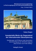 Cover: Immaterielle Werte als Gegenstand der internationalen Steuerplanung - Kovac, Dr. Verlag