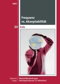 Cover: Frequenz vs. Akzeptabilit&auml;t - WVT Wissenschaftlicher Verlag Trier