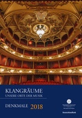 Cover: Klangr&auml;ume - unsere Orte der Musik 2018 - Monumente Publikationen. Der Verlag der Deutschen Stiftung Denkmalschutz