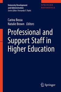 Enlarge image Cover: Professional and Support Staff in Higher Education - Springer
