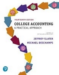 Abbildung von: College Accounting Chapters 1-12 with Study Guide and Working Papers - Pearson