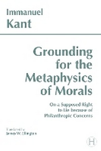 Enlarge image Cover: Grounding for the Metaphysics of Morals - Hackett Publishing Co, Inc