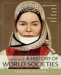 Enlarge image Cover: A History of World Societies, Concise, Combined Volume - Bedford/Saint Martin's