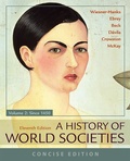 Cover: A History of World Societies, Concise, Volume 2 - Bedford/Saint Martin's