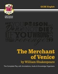 Cover: The Merchant of Venice - The Complete Play with Annotations, Audio and Knowledge Organisers - Coordination Group Publications Ltd (CGP)