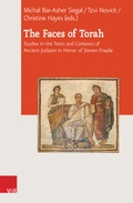 Cover: The Faces of Torah - Vandenhoeck & Ruprecht