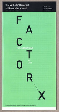 Enlarge image Cover: FACTOR X - THE CROMOSOM OF ART - icon Verlag Hubert Kretschmer