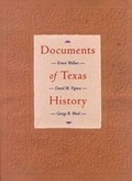 Cover: Documents of Texas History - Texas State Historical Association,U.S.