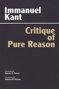 Cover: Critique of Pure Reason - Hackett Publishing Co, Inc