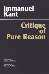 Enlarge image Cover: Critique of Pure Reason - Hackett Publishing Co, Inc