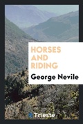 Cover: Horses and Riding - Trieste Publishing