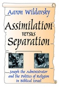 Cover: Assimilation Versus Separation - Routledge