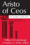 Cover: Aristo of Ceos - Routledge