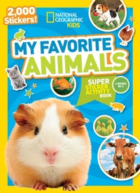 Enlarge image Cover: My Favourite Animals Sticker Book - National Geographic Kids